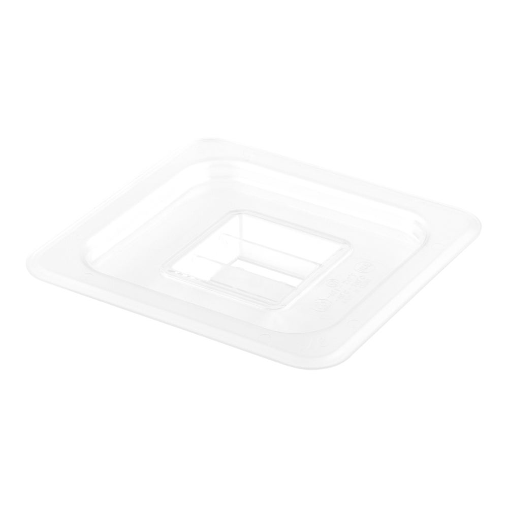 Lids, Food Pan, Clear, Plastic, for Sixth-Size Met Lux Containers,1 - 10 COUNT