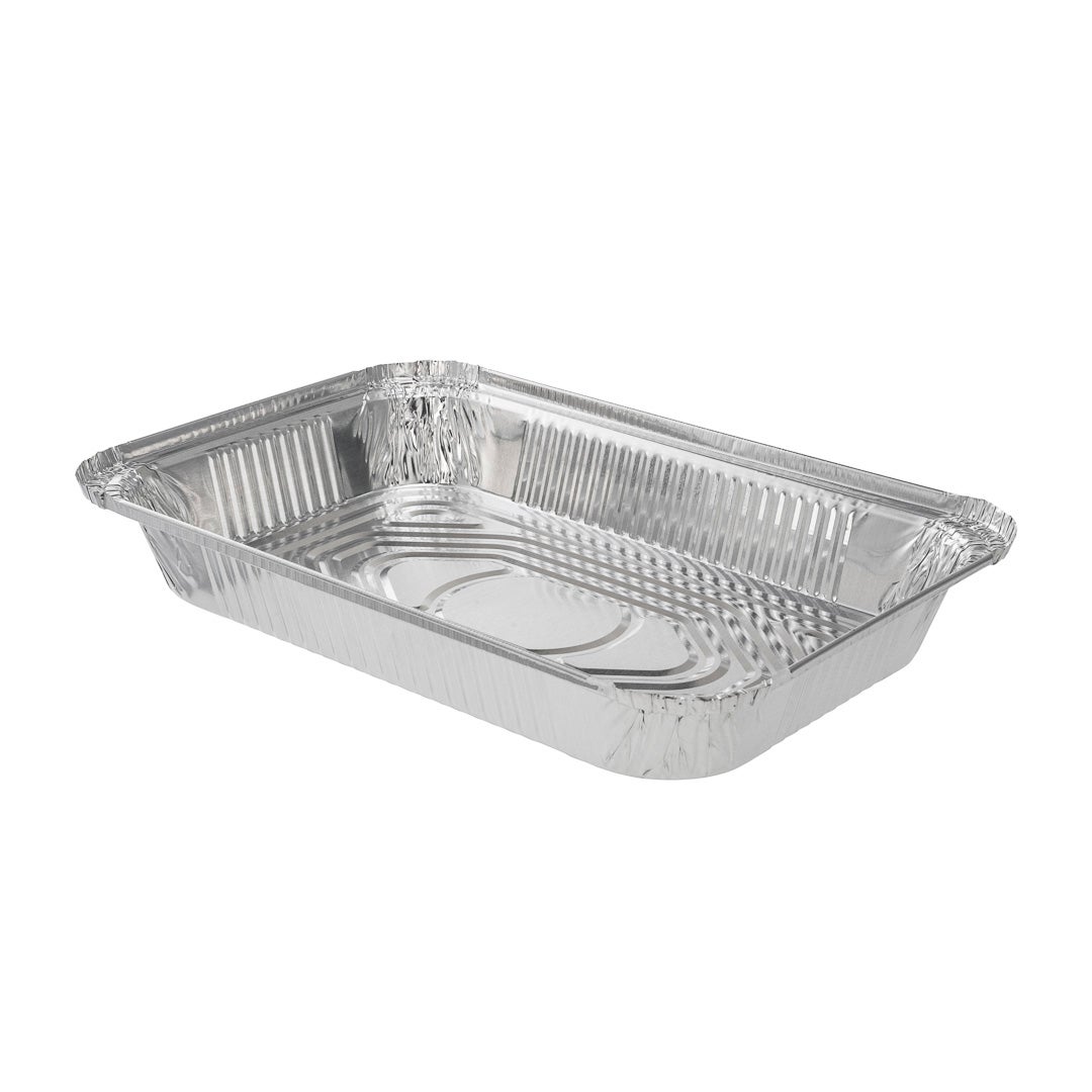 Containers, Take-Out, 4 Pound 12 x 8.75 x 1.75 Inch, Foil, Oblong, 4 Pound,1 - 100 COUNT