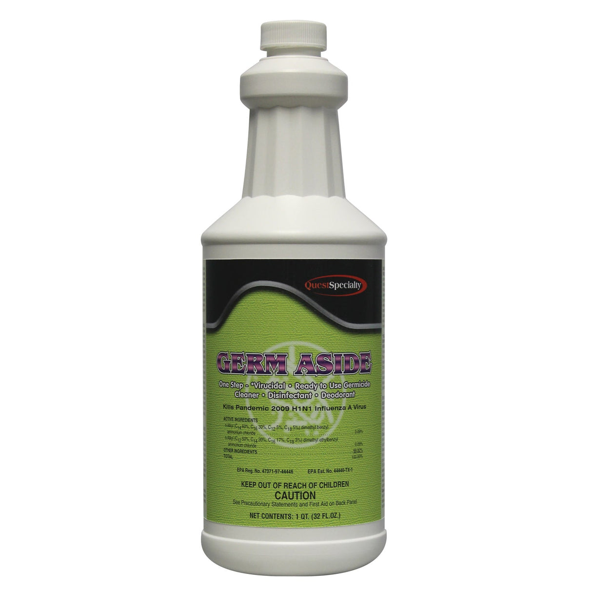 Cleaner & Disinfectant, Ready-to-Use, Liquid,12 - 1 QUART