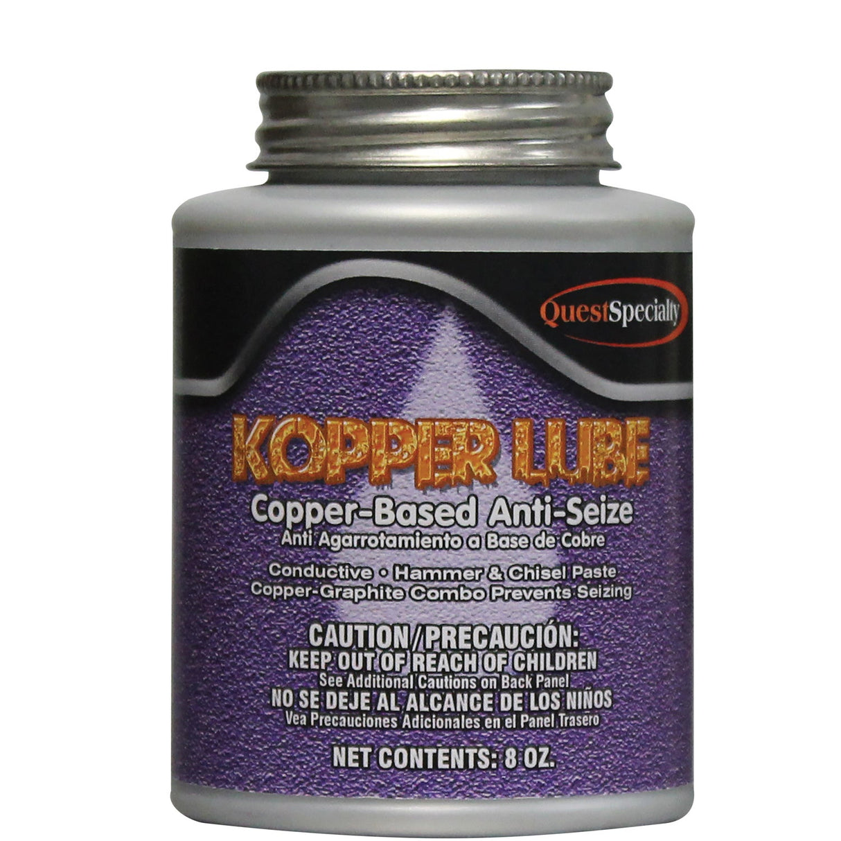 Lubricant, Anti-Seize, Copper-Based,12 - 8 OUNCE
