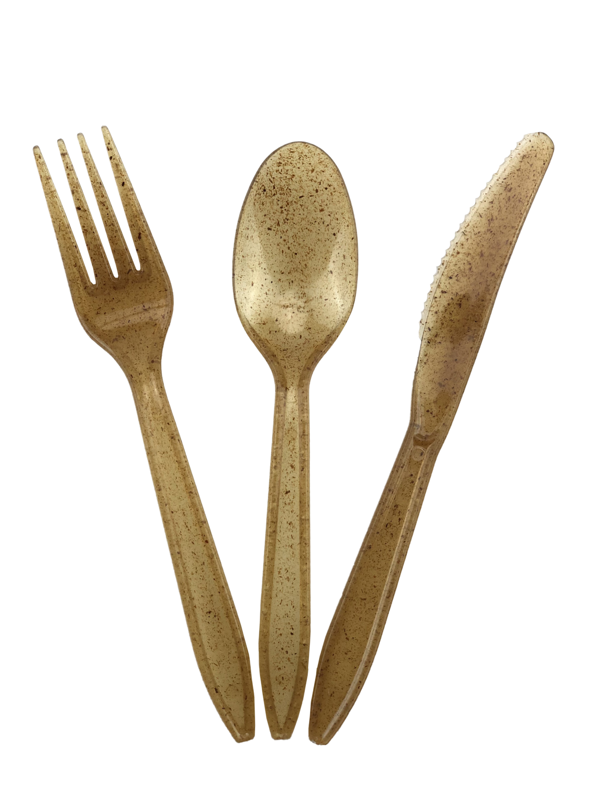 Cutlery Kits, Fork/Knife/Spoon, Molded Agave Fiber, Natural, with Kraft Napkin, Biodegradable & Compostable,1 - 250 EACH