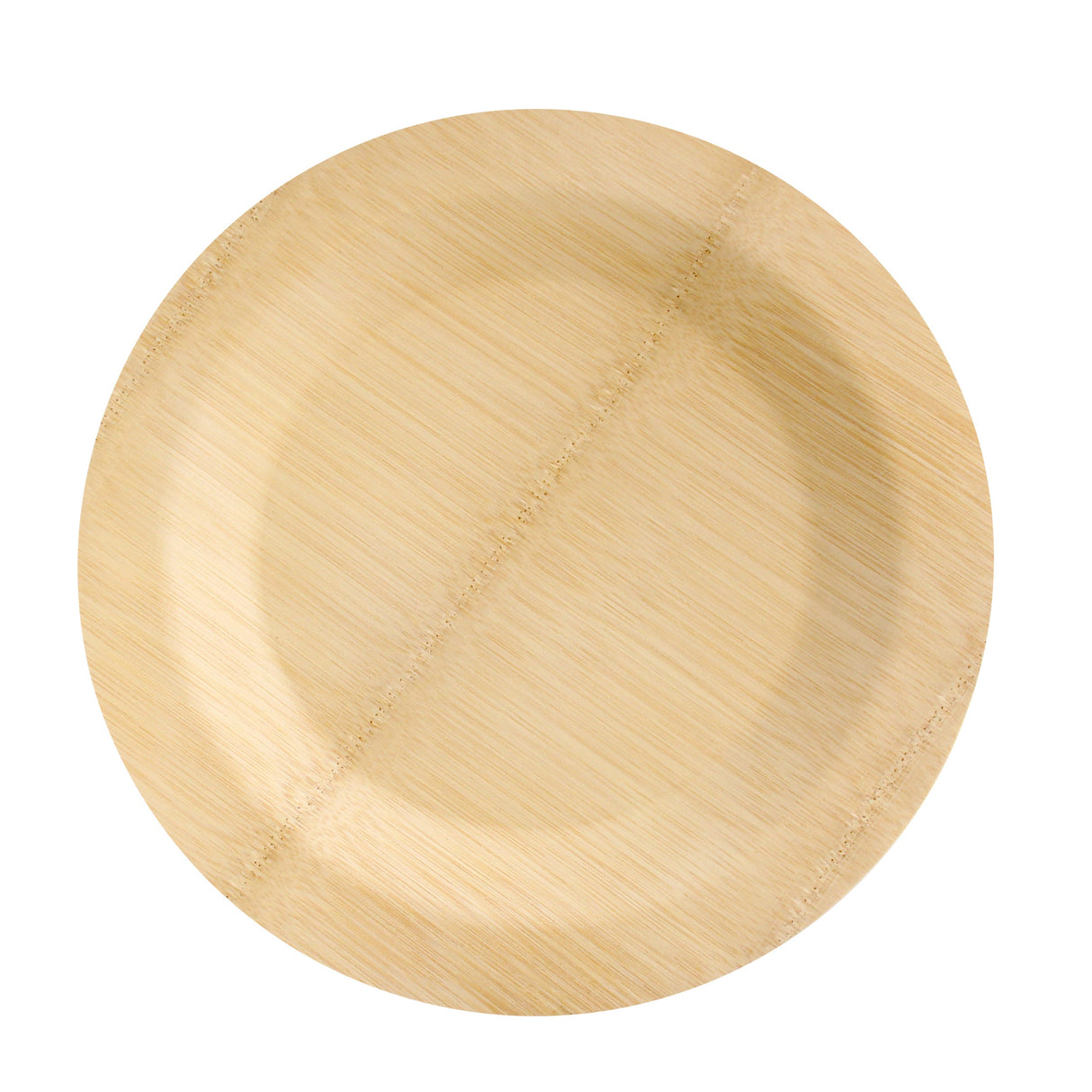 Plates, Veneer, 11 Inch, Bamboo, Round,2 - 25 COUNT