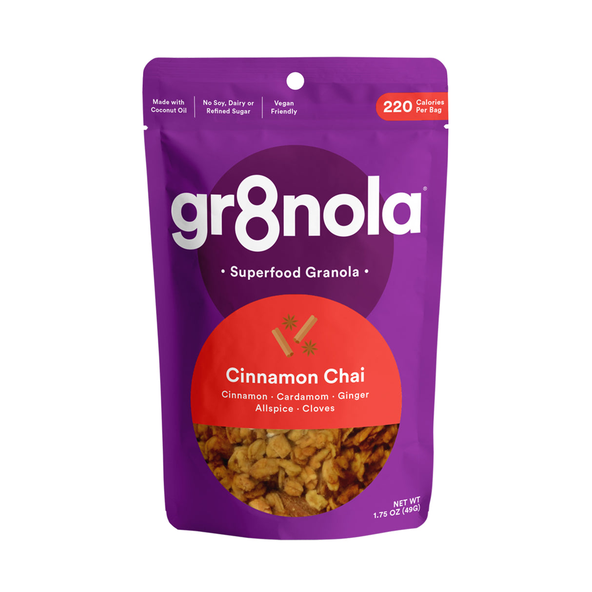 Granola, Cinnamon Chai, Single-Serve,60 - 1.75 OUNCE