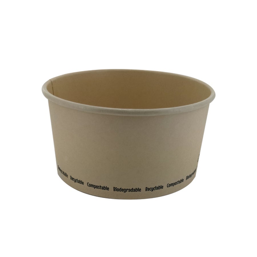 Containers, 34 Ounce, Bamboo, Round, 5.9 x 3.1 inch, Biodegradable & Compostable,8 - 45 COUNT
