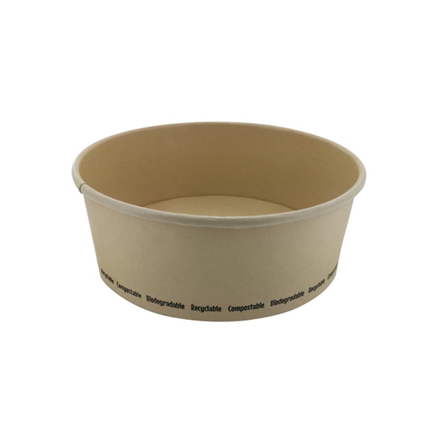 Containers, 44 Ounce, Bamboo, Round, 7.3 x 2.6 Inch, Biodegradable & Compostable,8 - 45 COUNT