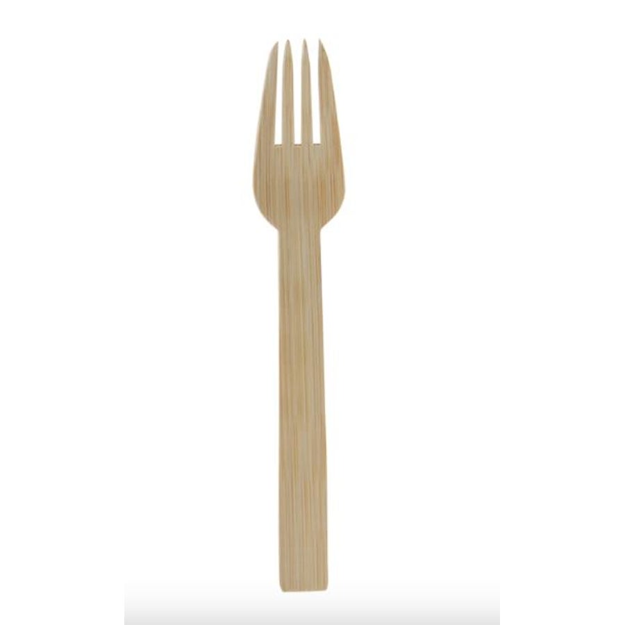 Forks, 6.69 Inch, Bamboo, Light,10 - 50 COUNT