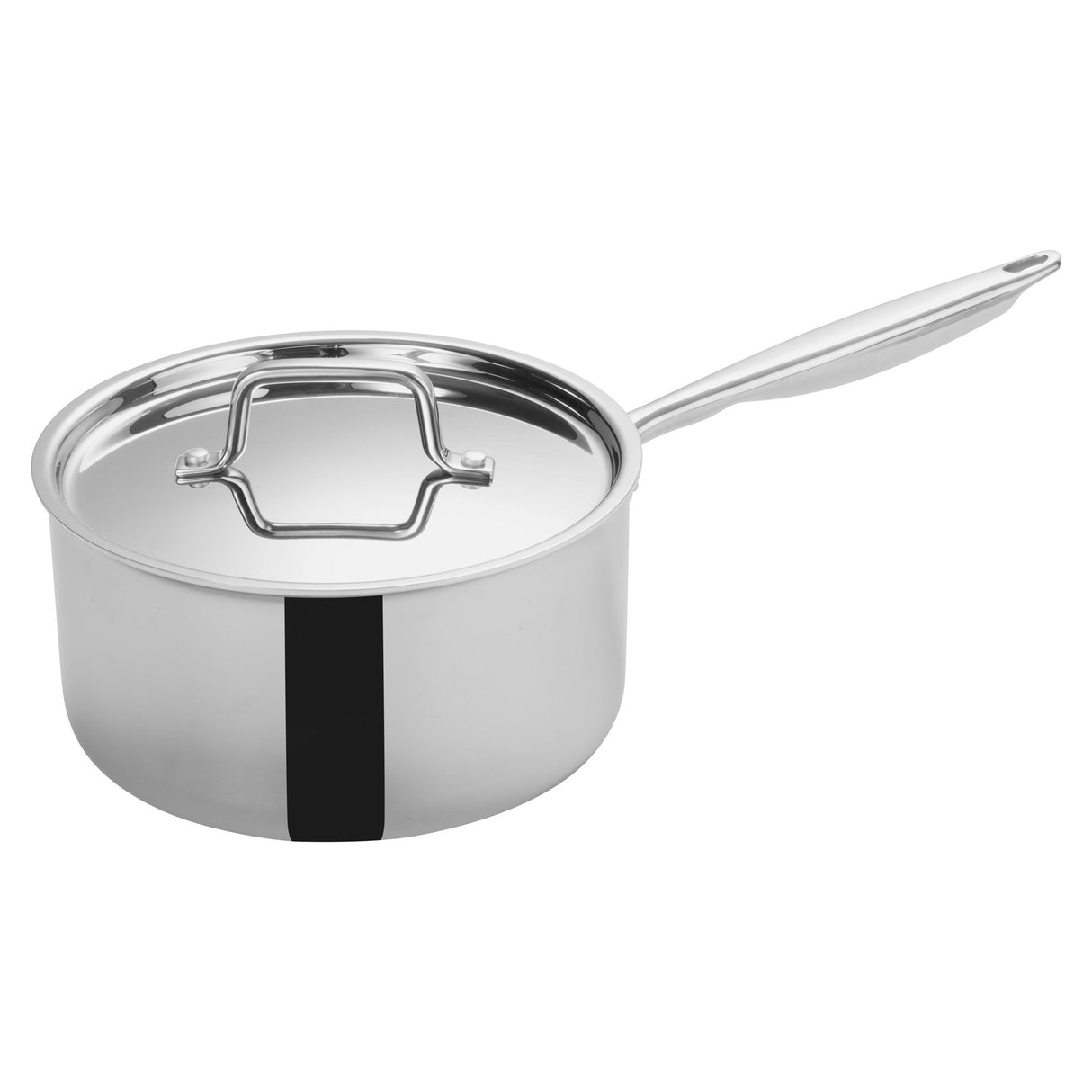 Pan, Sauce, 4.5 Quart, Tri-Ply Stainless Steel, with Lid, 4.5 Quart,1 - 1 EACH
