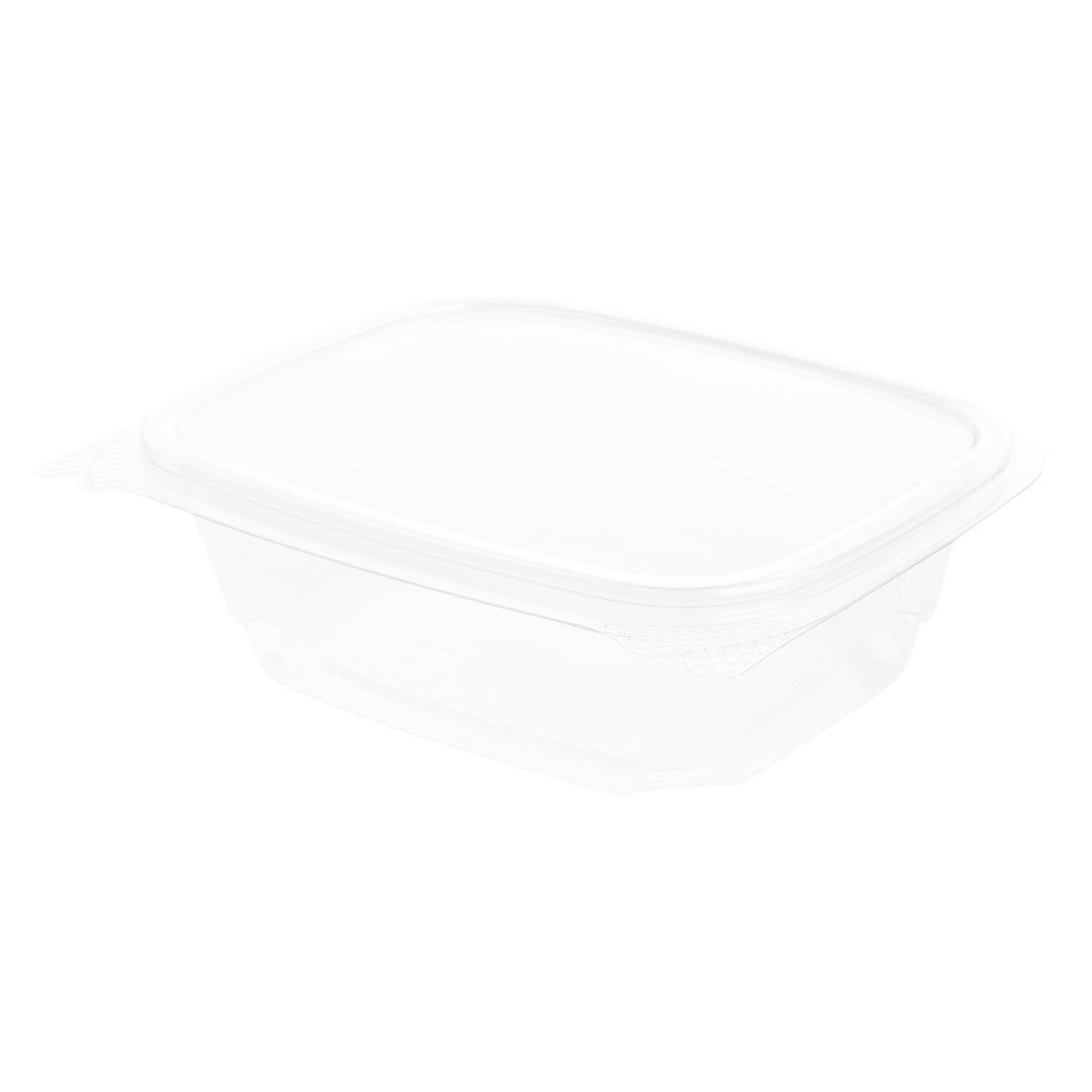 Boxes, Deli, 12 Ounce, Plastic, Clear, 10 x 6 x 1.75 Inch, Rectangular, Hinged,1 - 100 COUNT
