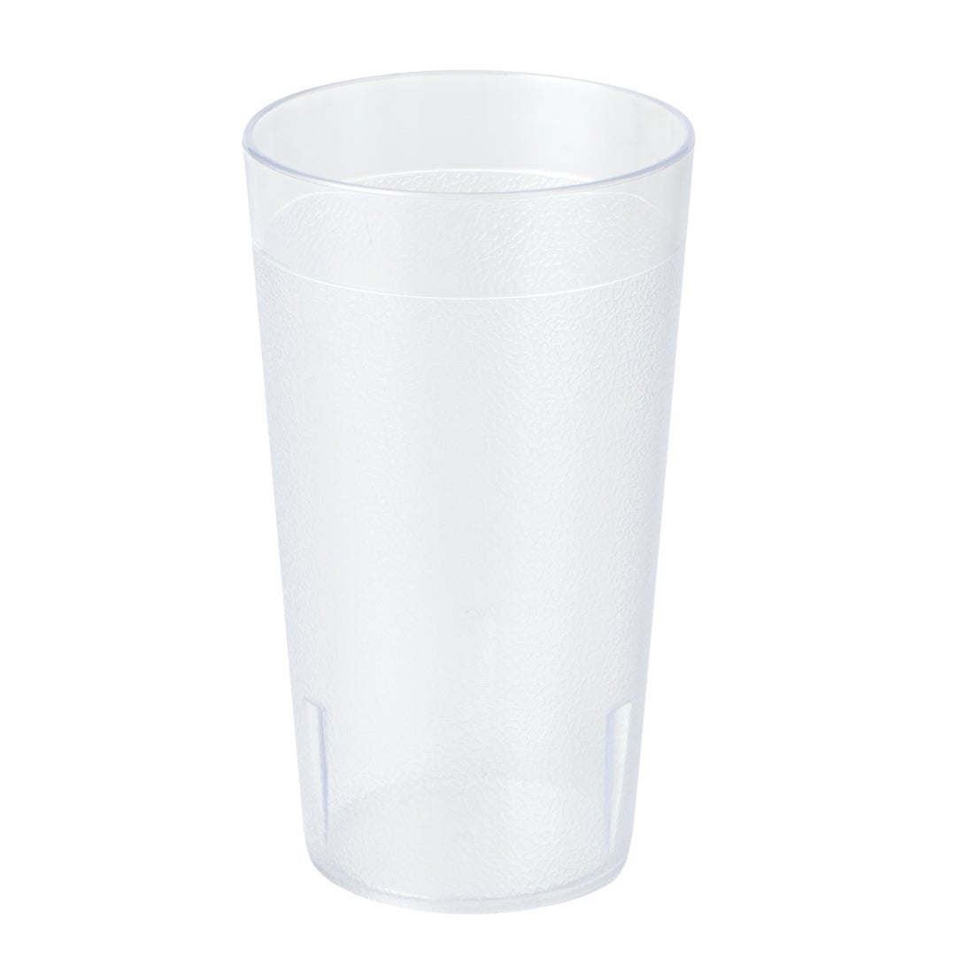 Tumbler, Pebbled, Clear 12 Ounce, Plastic,1 - 12 COUNT