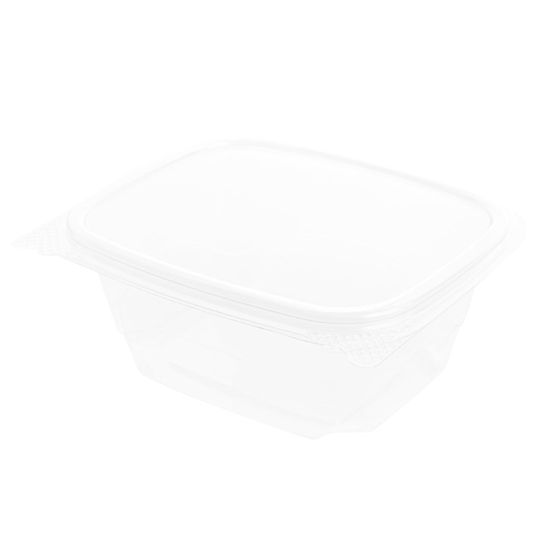 Boxes, Deli, 16 Ounce, Plastic, Clear, 10 x 5.75 x 2.25 Inch, Rectangular, Hinged,1 - 100 COUNT