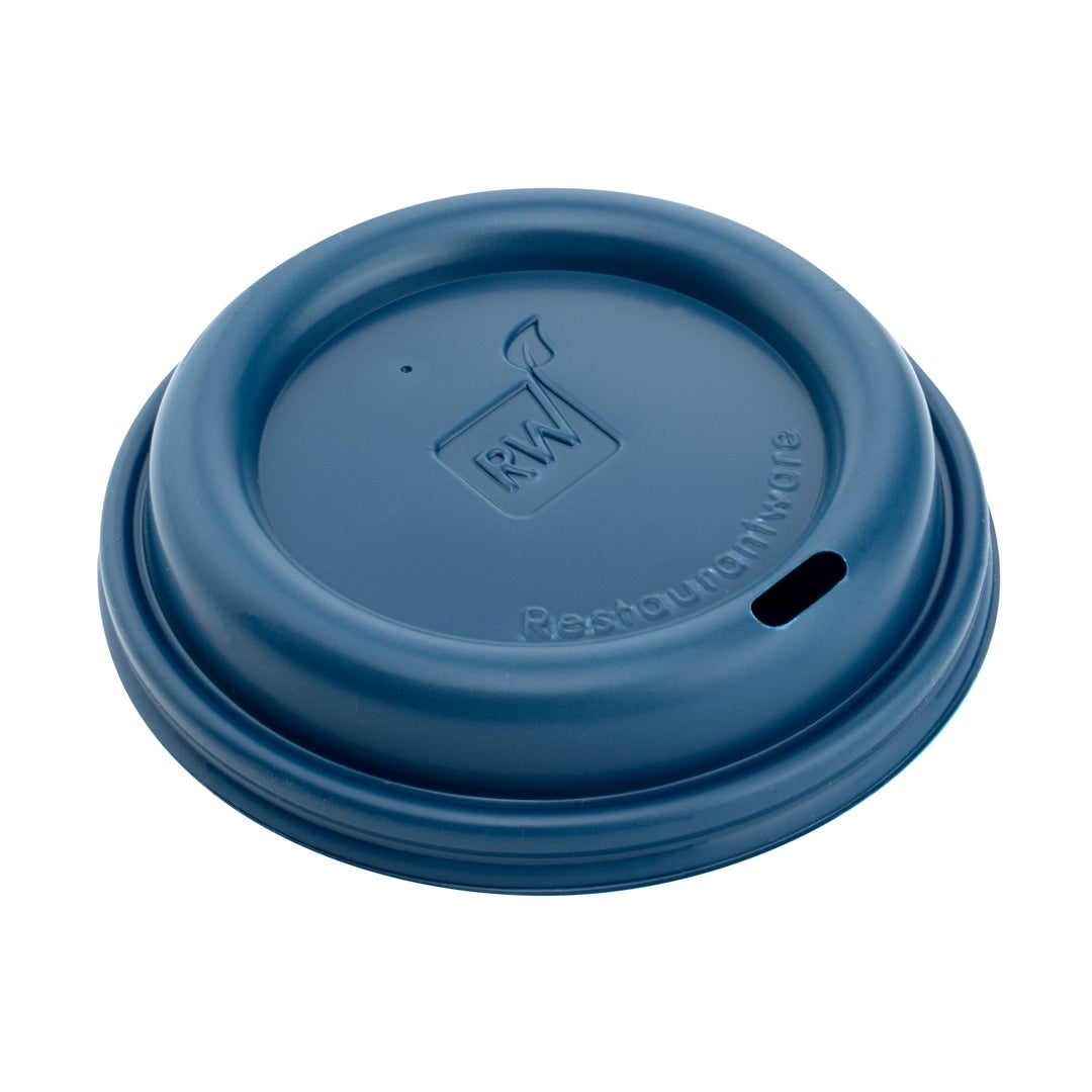 Lids, Sip-Thru, Plastic, Midnight Blue, for 8/12/16/20 Ounce Cups,1 - 25 COUNT
