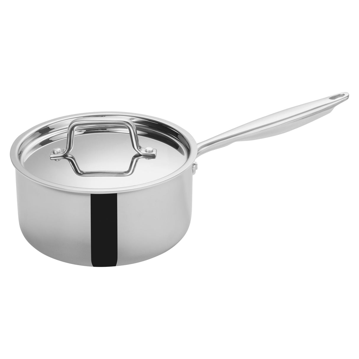 Pan, Sauce, 3.5 Quart, Tri-Ply Stainless Steel, with Lid, 3.5 Quart,1 - 1 EACH