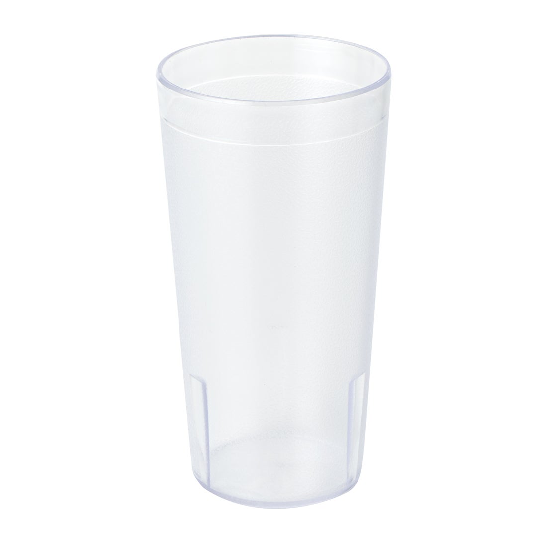 Tumbler, Pebbled, Clear 20 Ounce, Plastic,1 - 12 COUNT