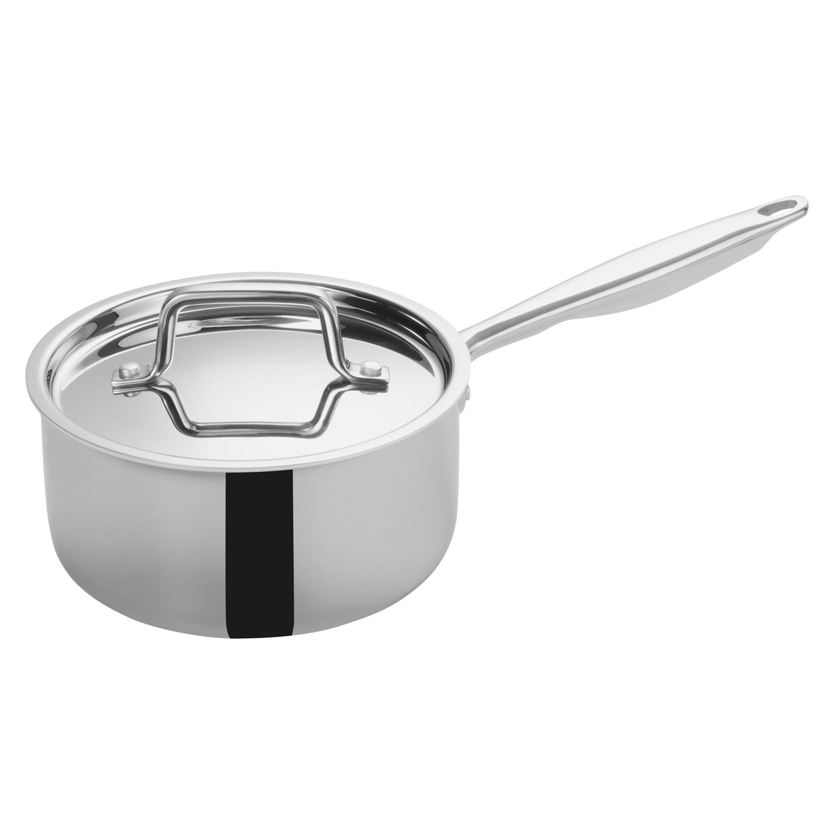 Pan, Sauce, 2.5 Quart, Tri-Ply Stainless Steel, with Lid, 2.5 Quart,1 - 1 EACH