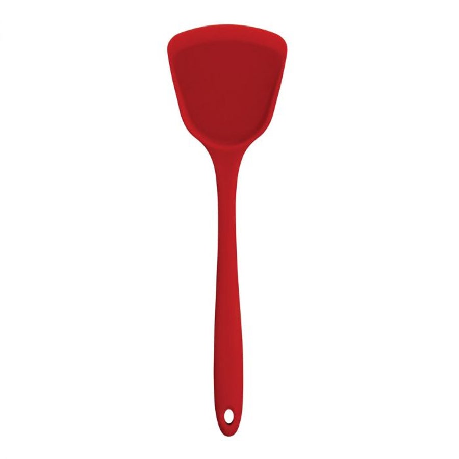 Spatulas, Wok, Silicone, Red,6 - 1 EACH