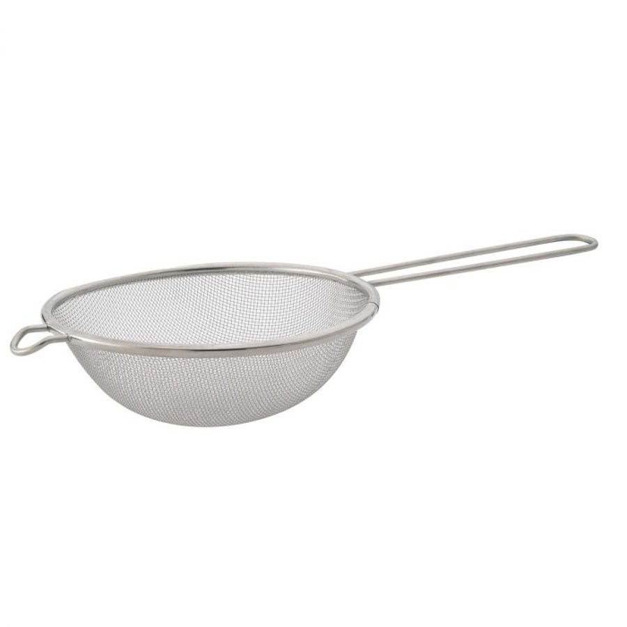 Strainers, 7 Inch, Stainless Steel Mesh, with Handle & Hook, 7 Linear Inch,6 - 1 EACH