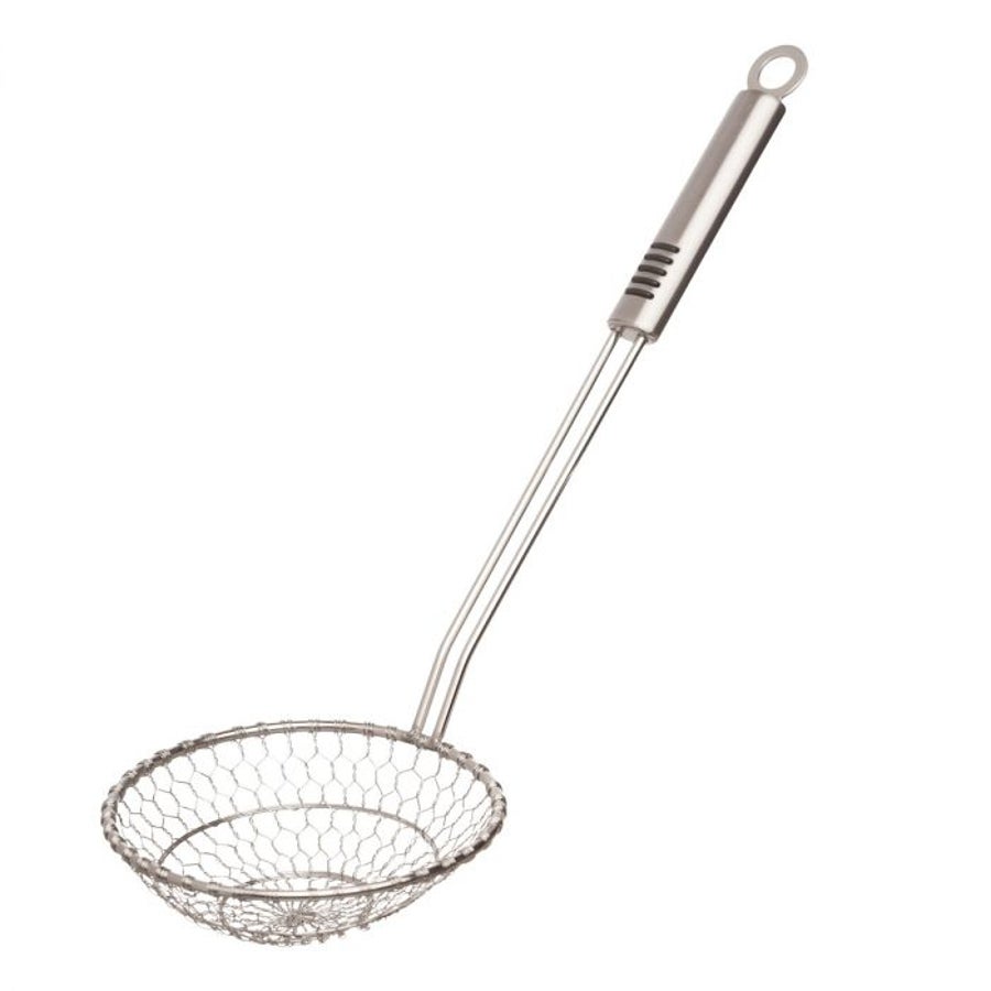 Strainers, Spider, 5 Inch, Stainless Steel, with Stainless Steel Handle, 5 Linear Inch,6 - 1 EACH