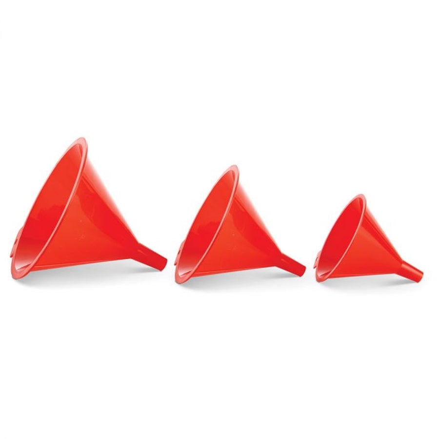 Funnels, Assorted Size, Plastic,6 - 1 EACH