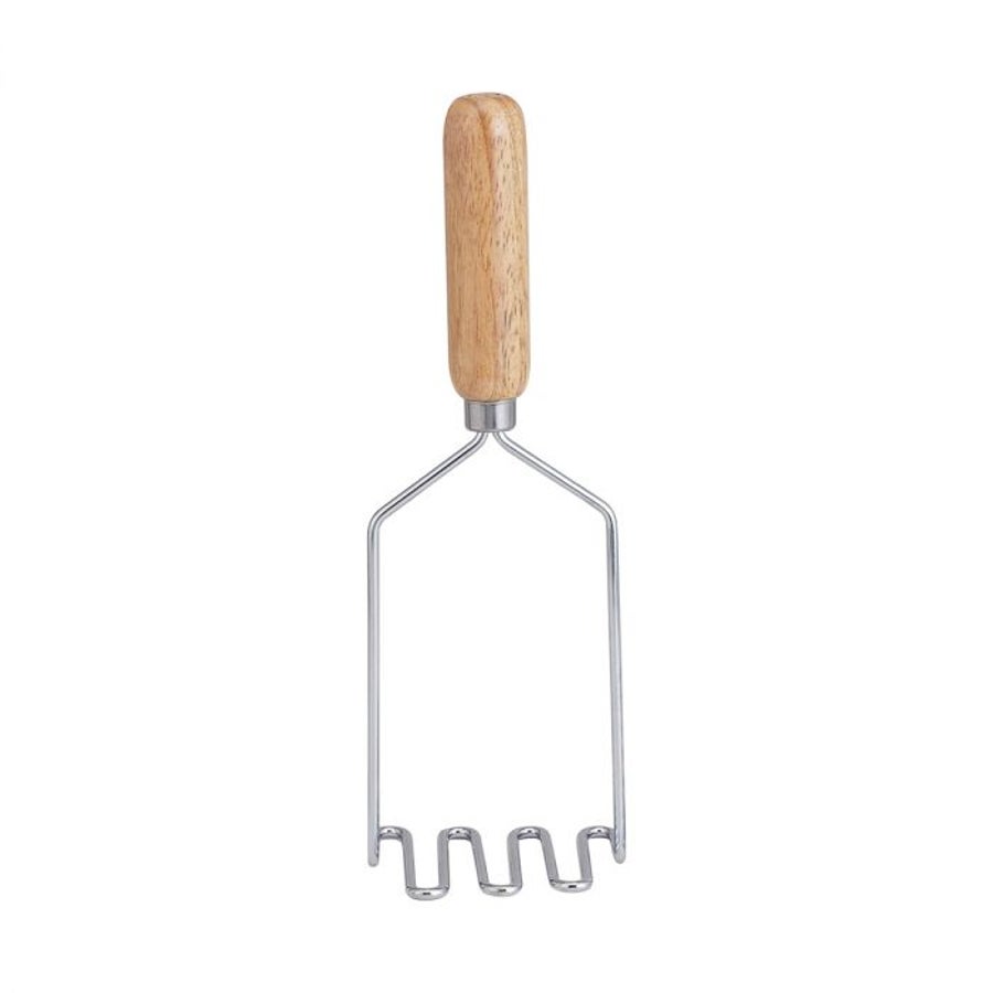 Mashers, Potato, with Wooden Handle,6 - 1 EACH