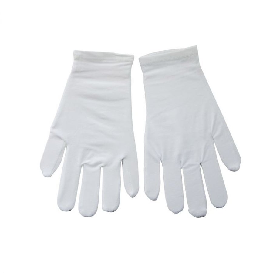 Gloves, Butler, White, Cotton & Spandex Blend,12 - 1 EACH