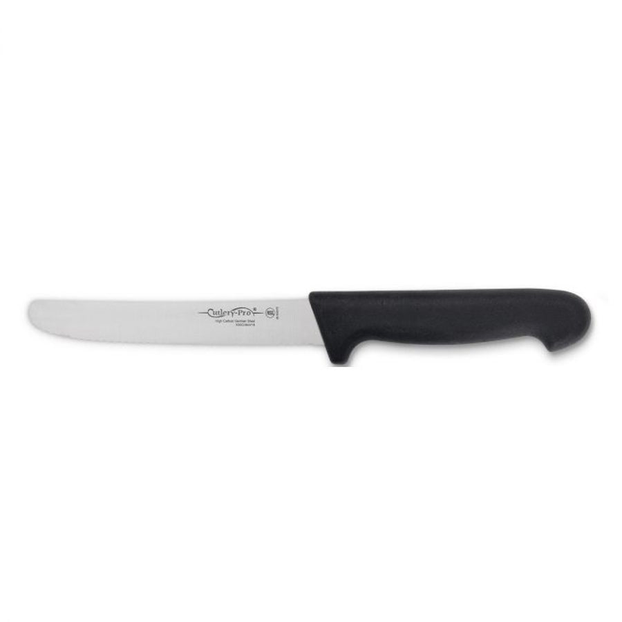 Knife, Utility, 4 Inch, Serrated Edge, with Soft-Grip Handle, 4 Linear Inch,1 - 1 EACH