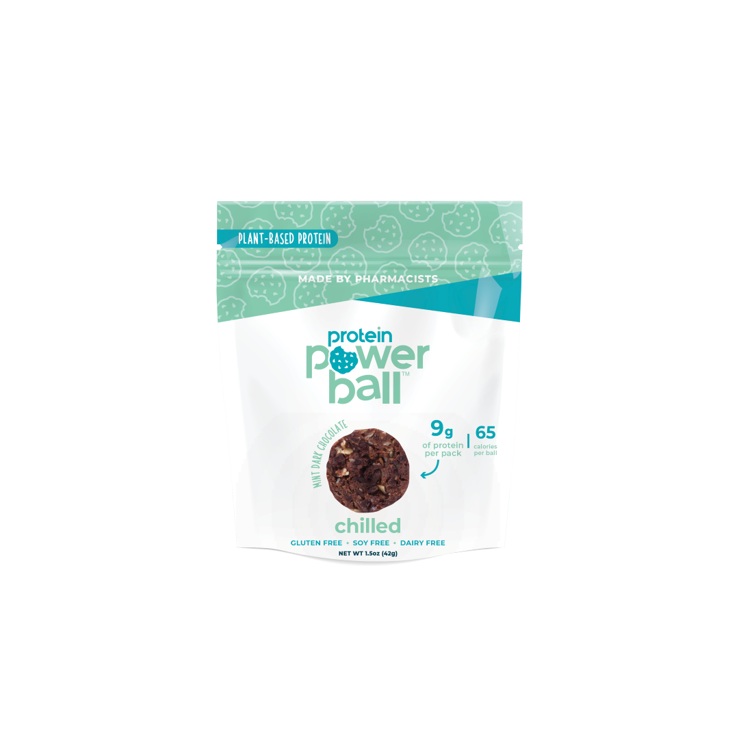 Snack Balls, Protein, Mint Dark Chocolate, Single-Serve,12 - 1.5 OUNCE