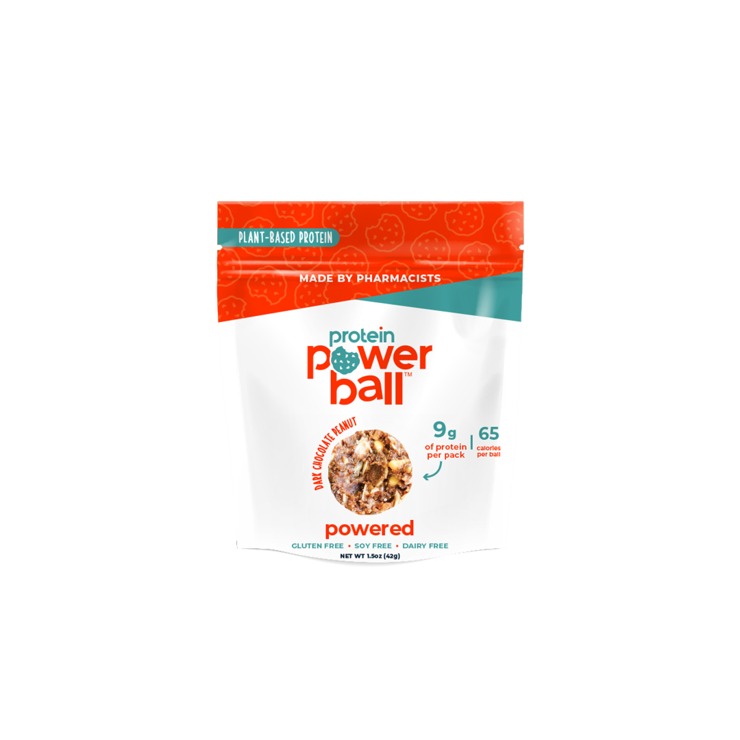 Snack Balls, Protein, Dark Chocolate Peanut, Single-Serve,12 - 1.5 OUNCE