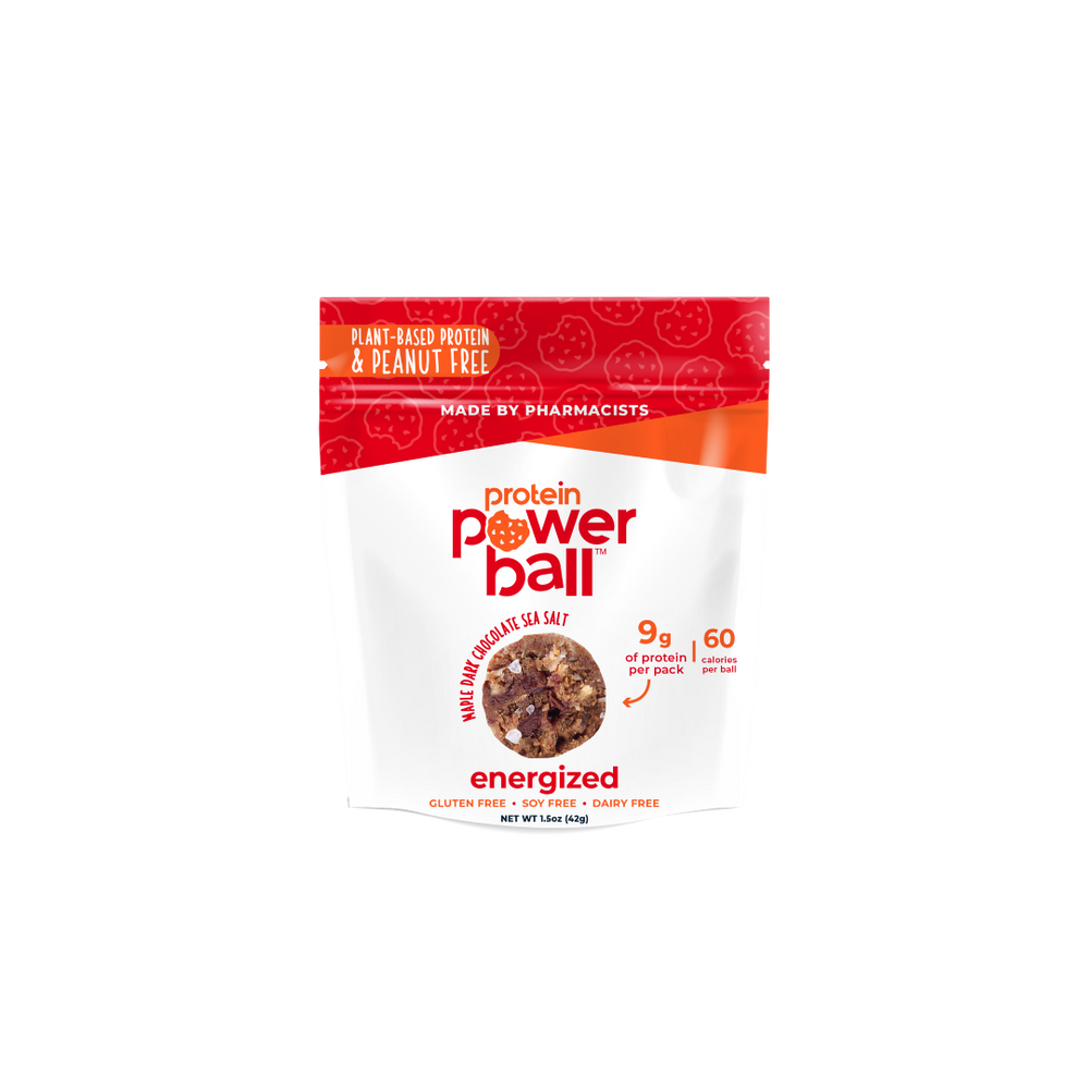 Snack Balls, Protein, Maple Dark Chocolate, Single-Serve,12 - 1.5 OUNCE