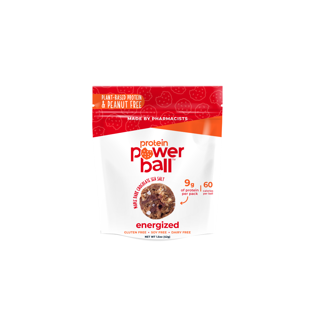 Snack Balls, Protein, Maple Dark Chocolate, Single-Serve,12 - 1.5 OUNCE