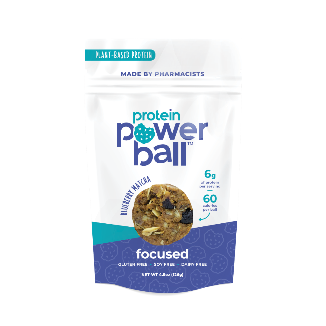 Snack Balls, Protein, Blueberry Matcha,12 - 4.5 OUNCE