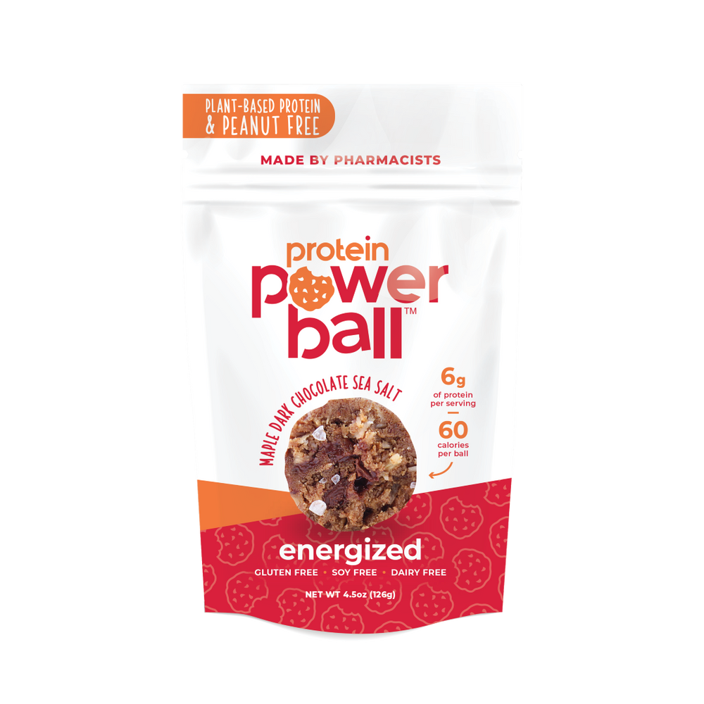 Snack Balls, Protein, Maple Dark Chocolate,12 - 4.5 OUNCE