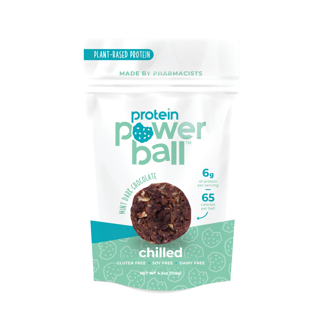 Snack Balls, Protein, Mint Dark Chocolate,12 - 4.5 OUNCE