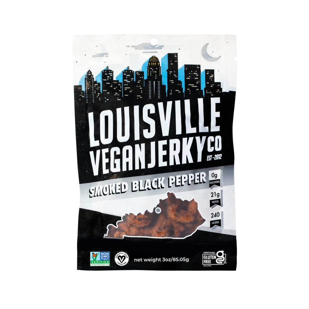 Jerky, Soy Protein, Smoked Black Pepper,10 - 3 OUNCE