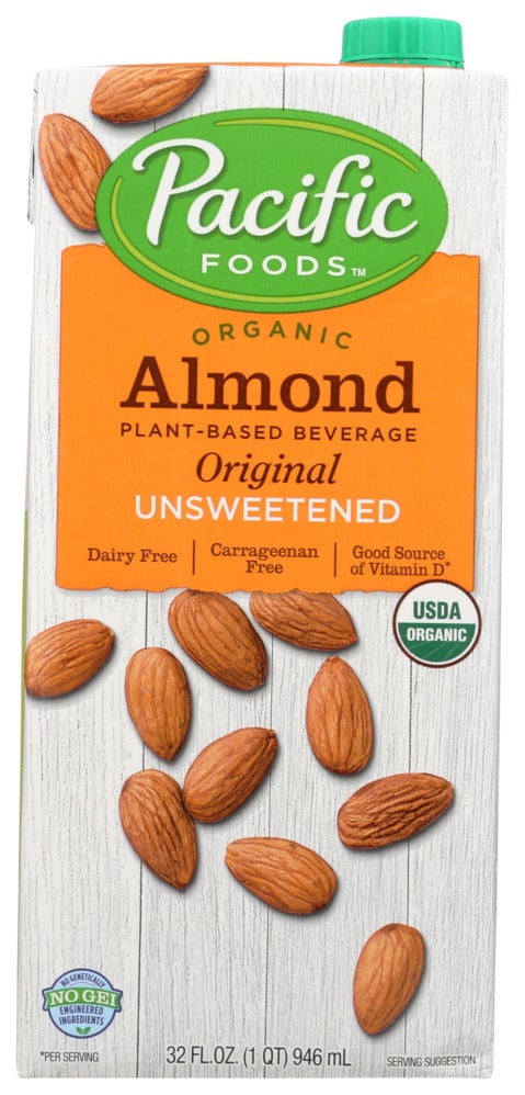 Milk, Almond, Unsweetened Original, Shelf-Stable,12 - 32 FLUID