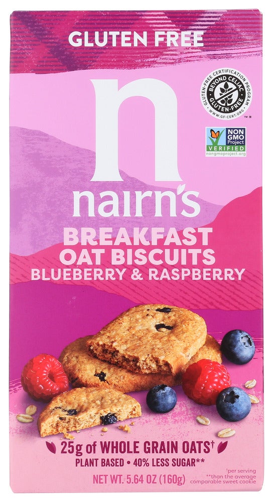 Biscuits, Breakfast Oat, Blueberry & Raspberry,6 - 5.64 OUNCE