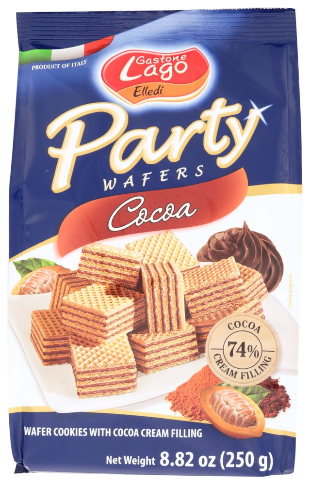 Cookies, Wafer, Cocoa Cream Filled, Shelf-Stable,10 - 8.82 OUNCE