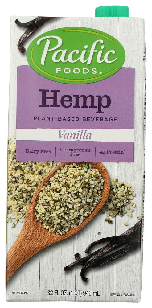 Milk, Hemp, Vanilla, Shelf-Stable,12 - 32 FLUID