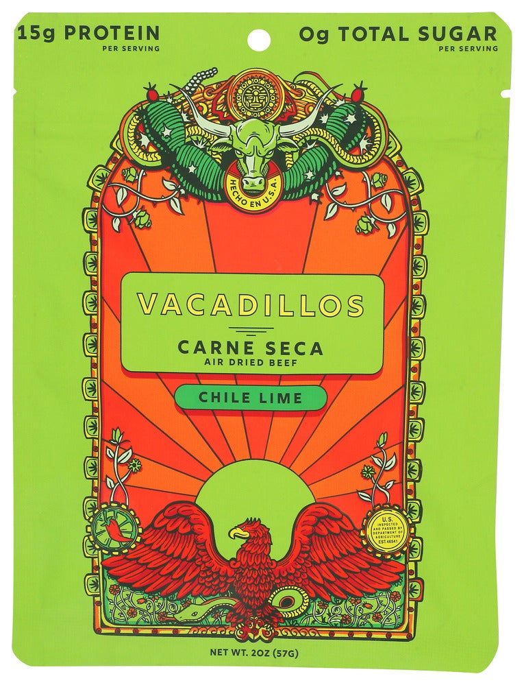 Beef Jerky, Air Dried, Chile Lime, Pieces,8 - 2 OUNCE