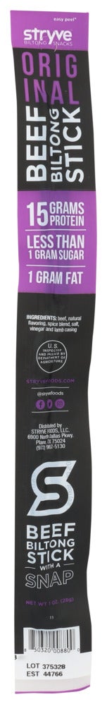 Beef Jerky, Biltong, Original,12 - 1 OUNCE