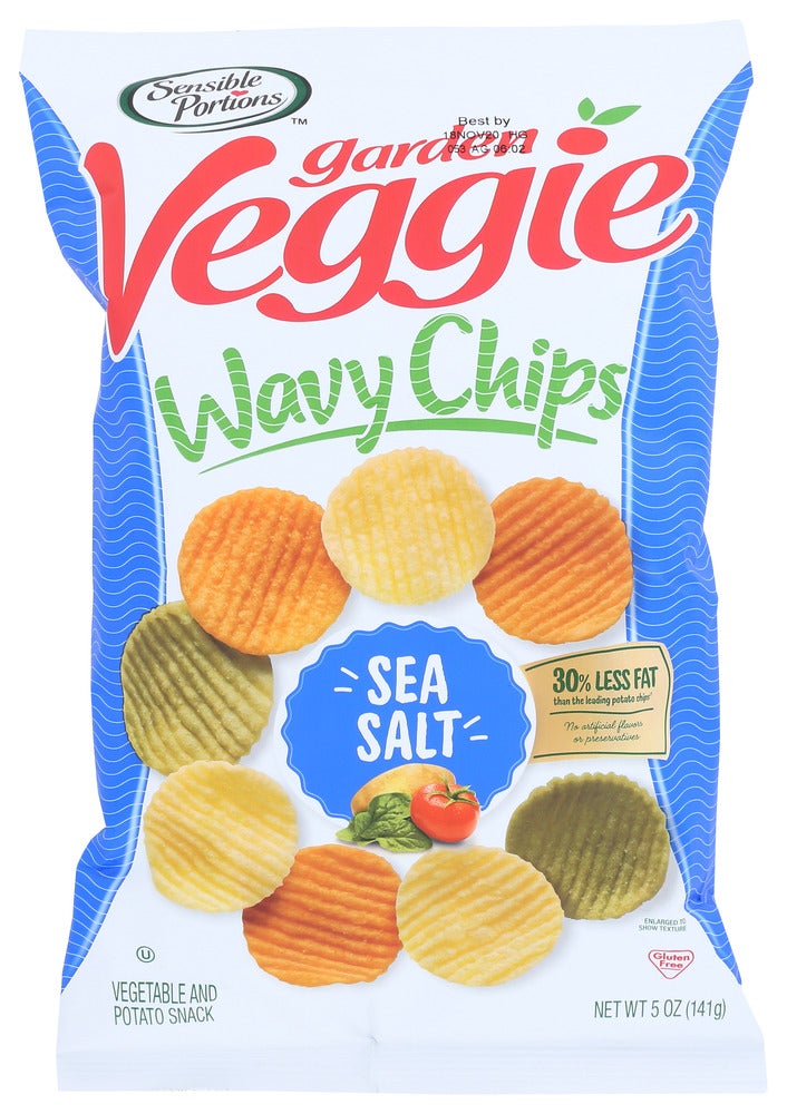 Chips, Vegetable, Wavy, Sea Salt,12 - 5 OUNCE