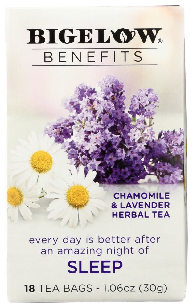 Tea, Herbal, Sleep, Chamomile & Lavender, Individually Wrapped with String,6 - 18 COUNT