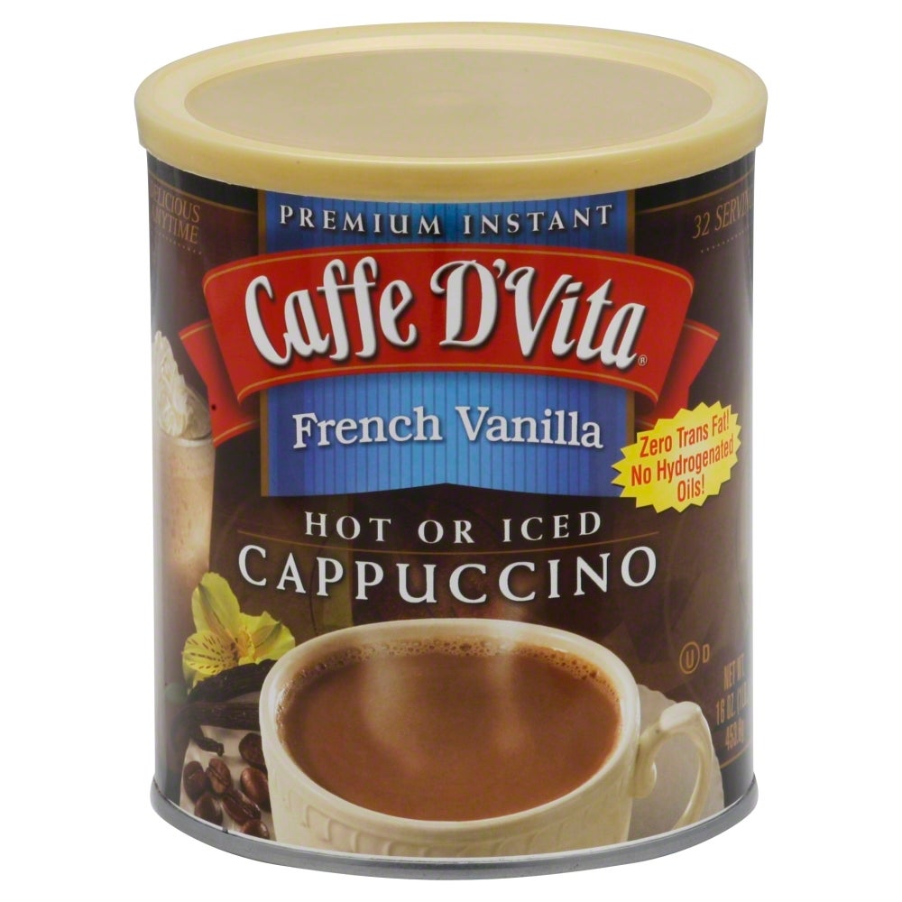 Drink Mix, Powdered, French Vanilla Cappuccino,6 - 16 OUNCE