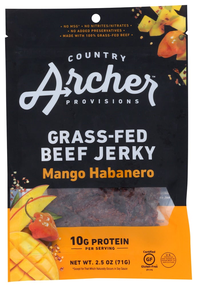 Beef Jerky, Mango Habanero,12 - 2.5 OUNCE