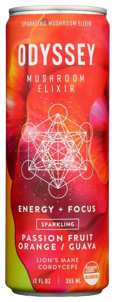 Energy Drinks, Passion Fruit/Orange/Guava, Sparkling, Single-Serve,12 - 12 FLUID