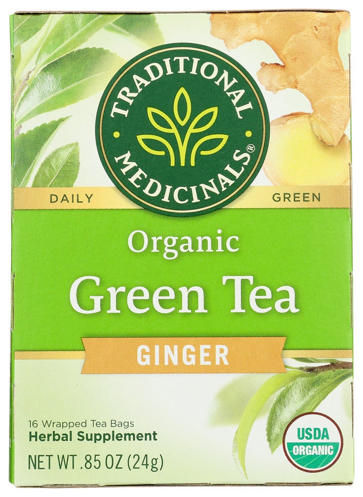 Tea, Green Ginger,6 - 16 COUNT