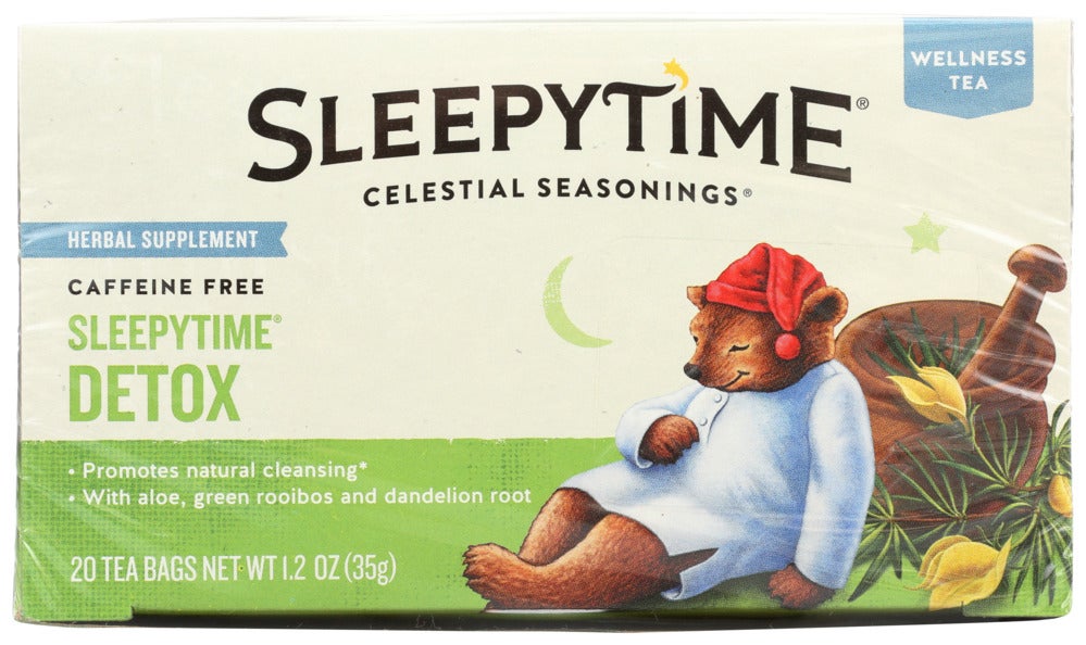Tea, Herbal, Detox, Individually Wrapped with String,6 - 20 COUNT