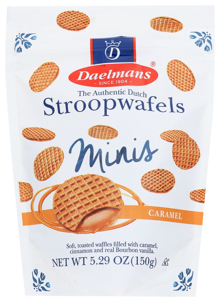 Cookies, Stroopwafel, Mini, Caramel, Shelf-Stable,10 - 5.29 OUNCE
