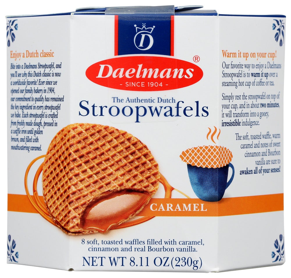 Cookies, Stroopwafel, Caramel, Shelf-Stable,9 - 8.1 OUNCE