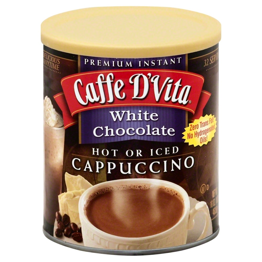 Drink Mix, Powdered, White Chocolate Cappuccino,6 - 1 POUND