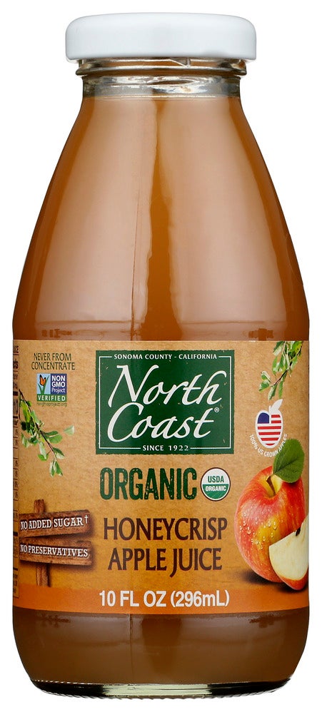Juice, Apple, Honeycrisp, Glass, Single-Serve,24 - 10 FLUID
